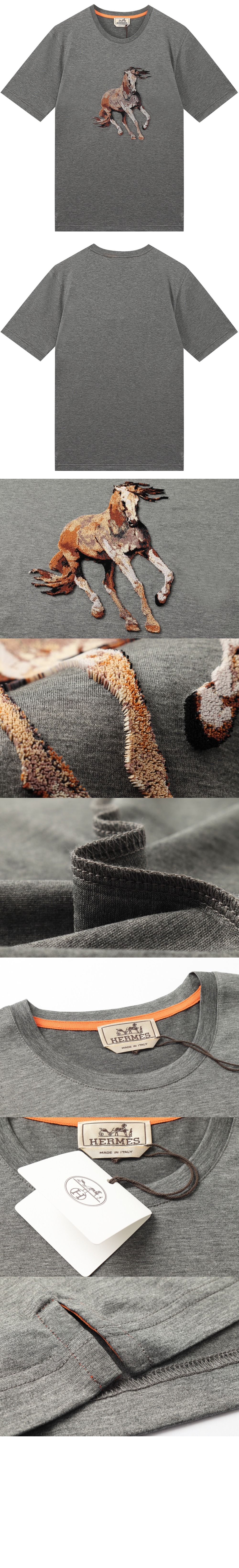 에르메스 플라워 코튼 톱