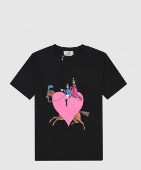 에르메스 플라워 코튼 톱