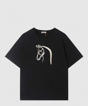 에르메스 플라워 코튼 톱