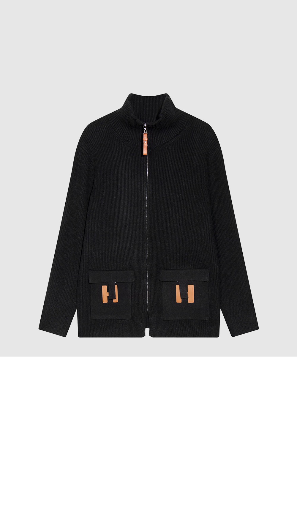 에르메스 H로고 울 니트