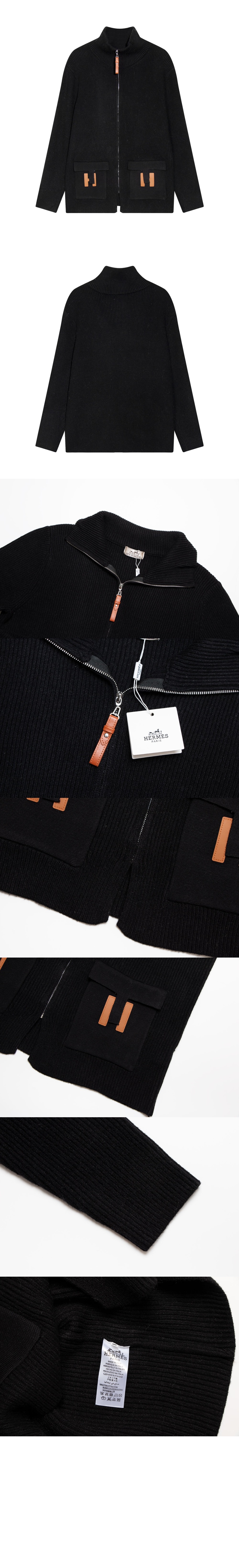 에르메스 H로고 울 니트