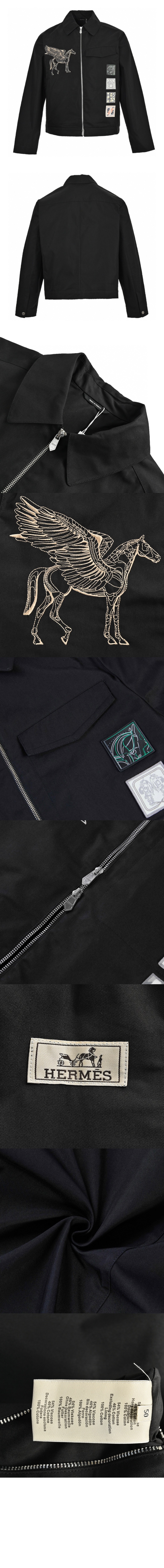 에르메스 플라워 코튼 톱