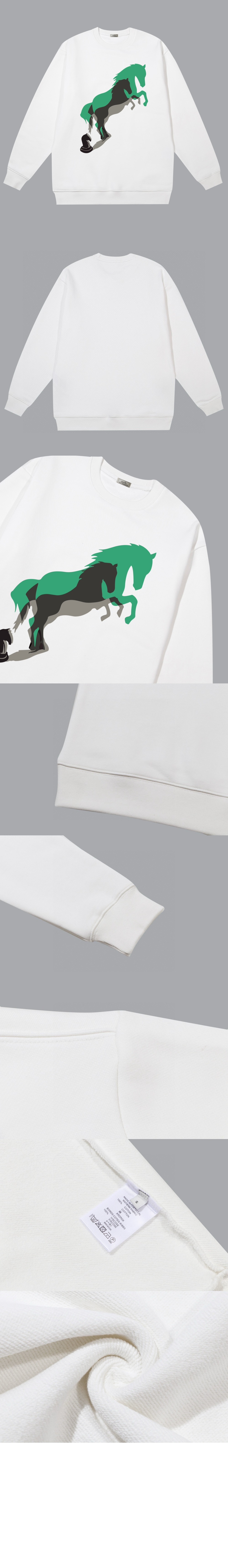 에르메스 플라워 코튼 톱