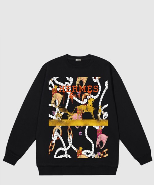 에르메스 플라워 코튼 톱