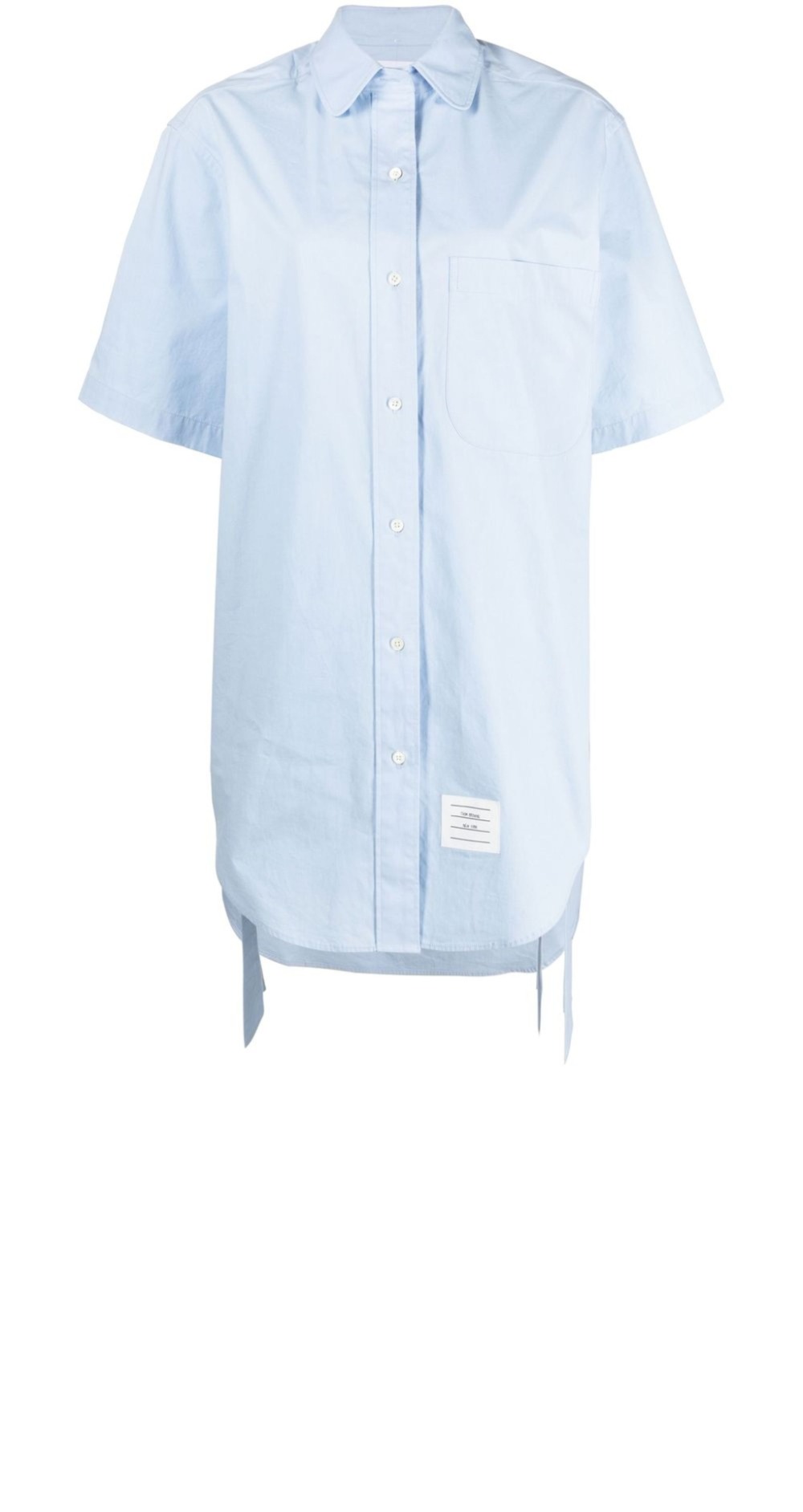 톰브라운 로고 프린트 반팔