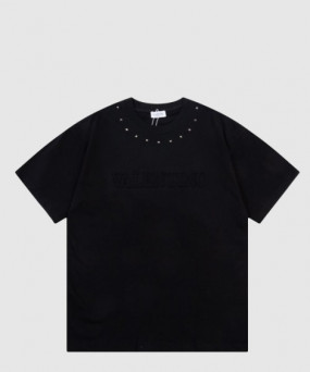 톰브라운 로고 프린트 반팔