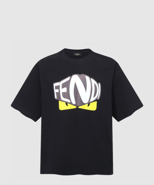 펜디 로고 프린트 반팔