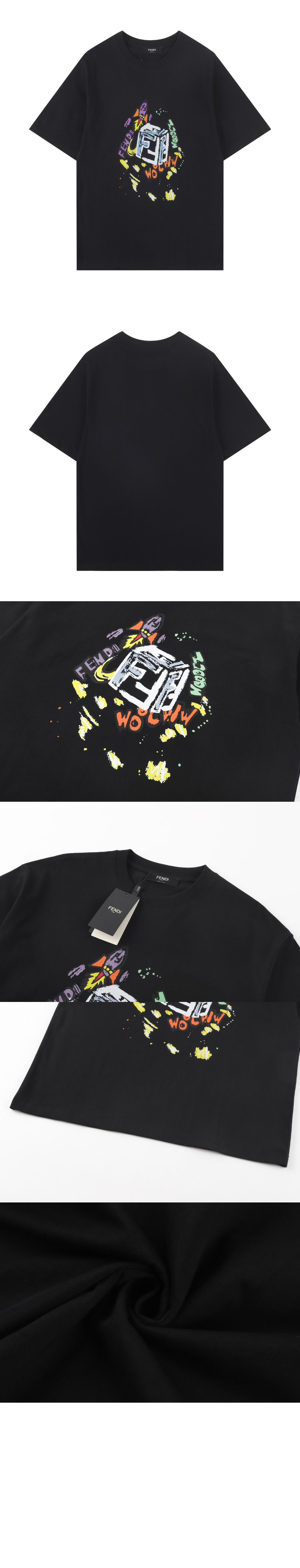 펜디 코튼 티셔츠