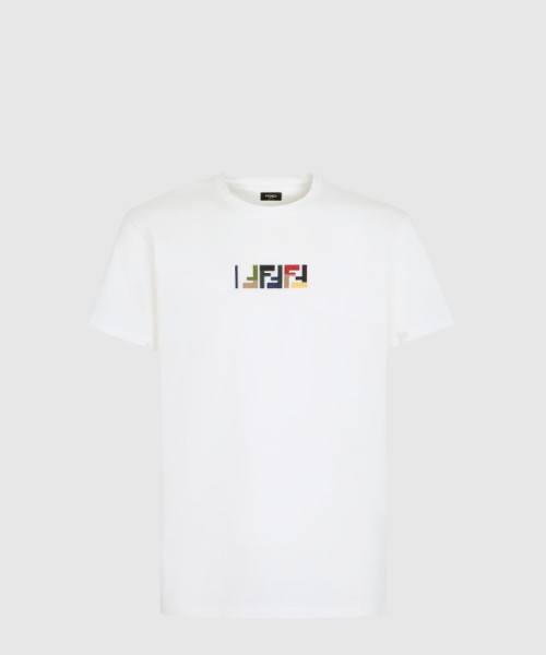 펜디 로고 프린트 반팔