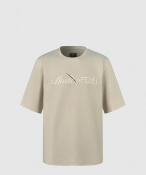 펜디 로고 프린트 반팔