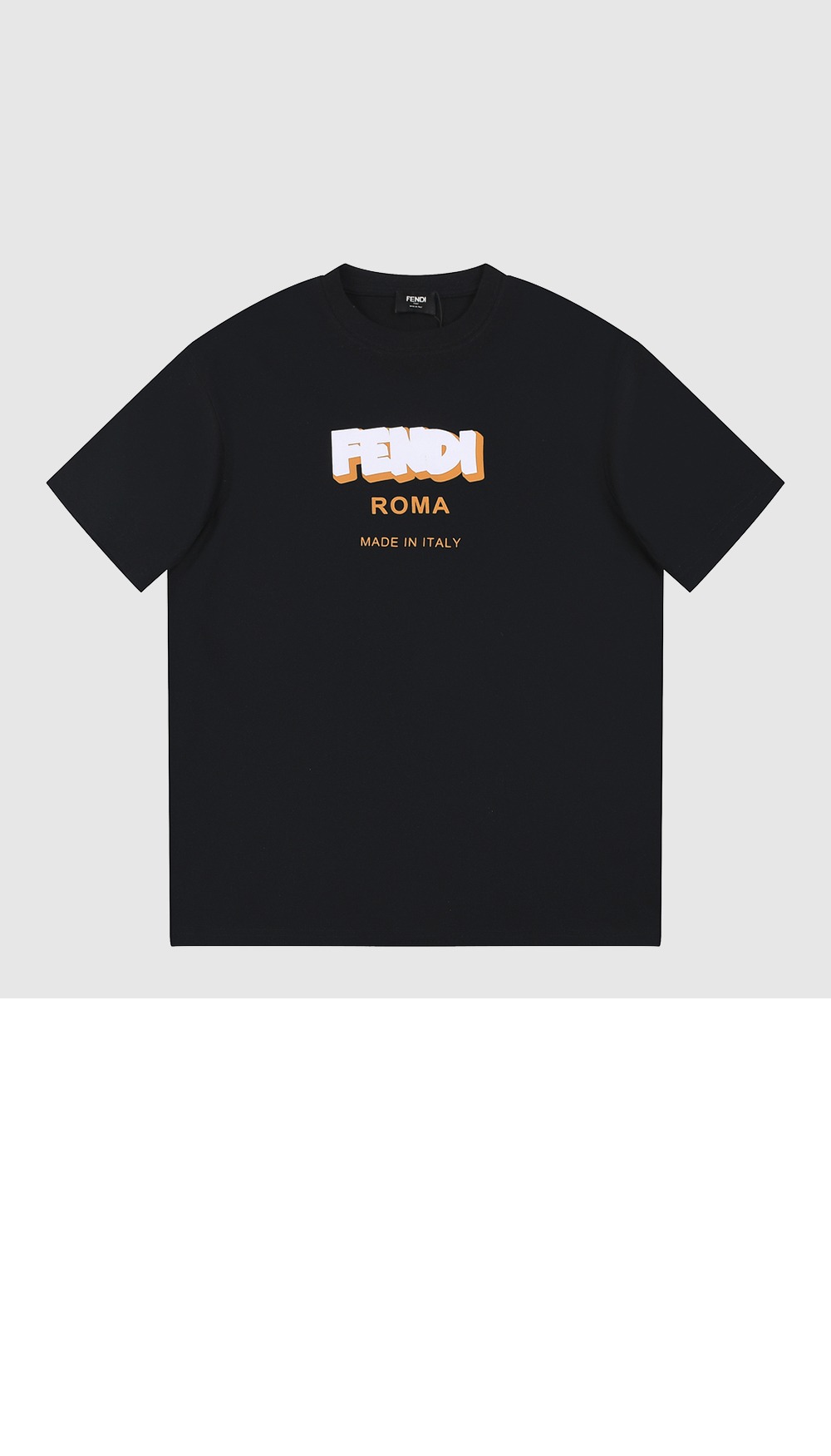 펜디 로고 프린트 반팔