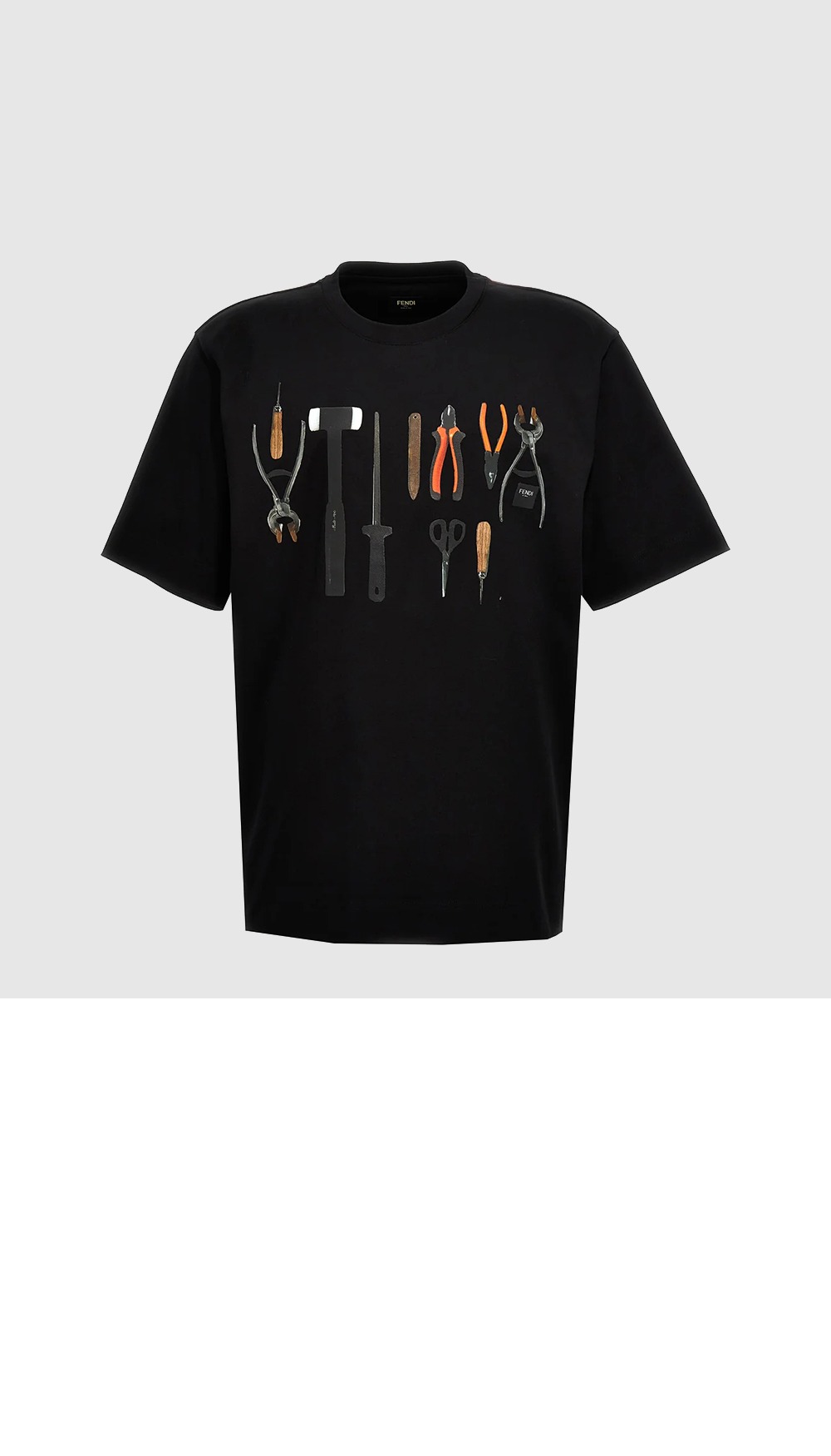 펜디 플라워 코튼 톱