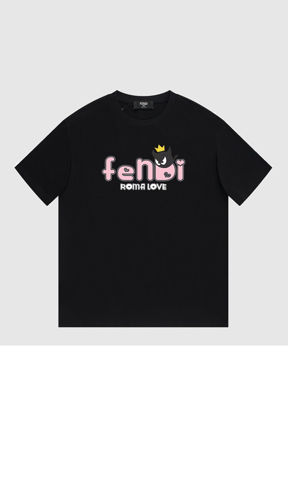 펜디 로고 프린트 반팔