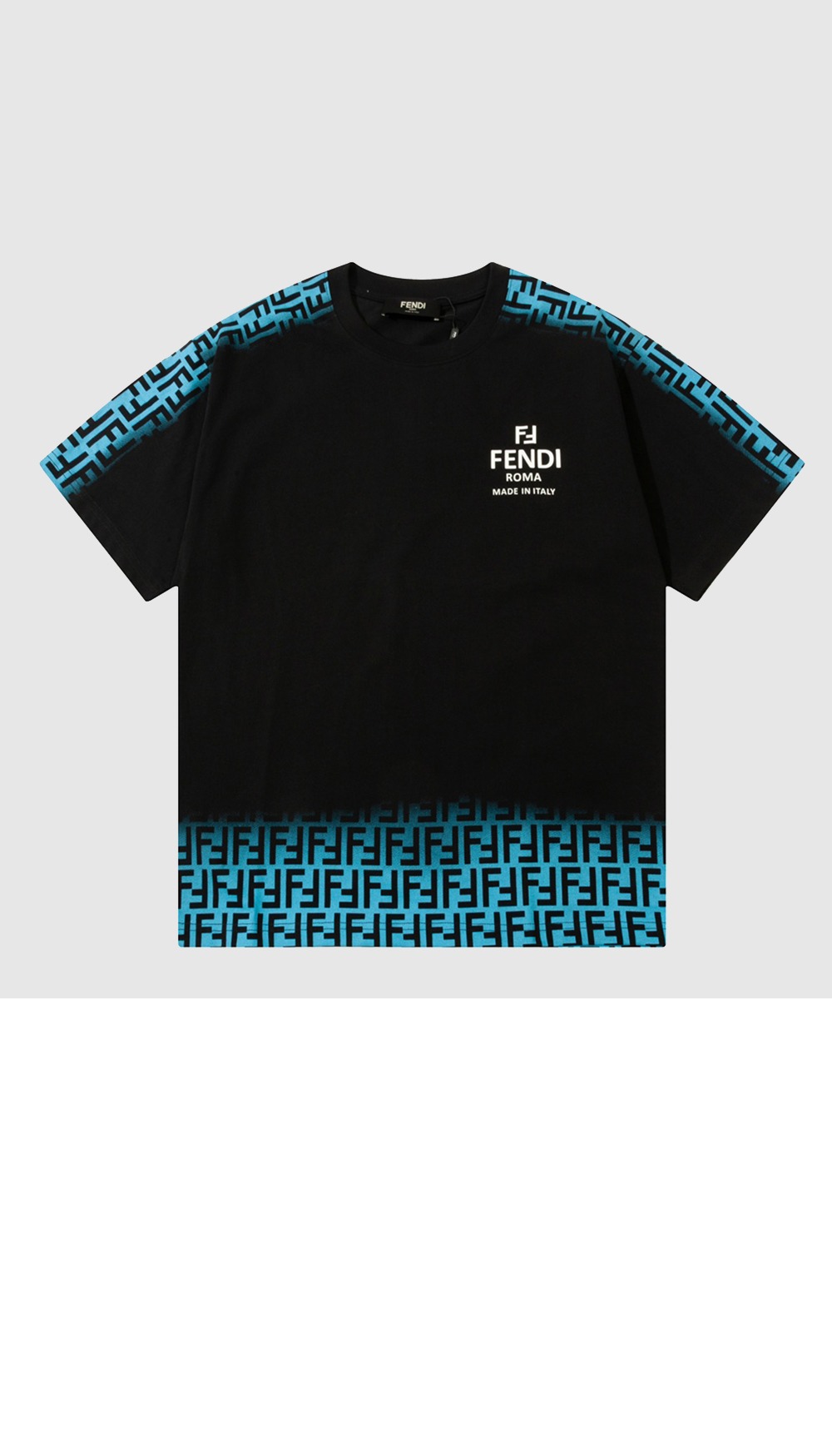 펜디 로고 프린트 반팔