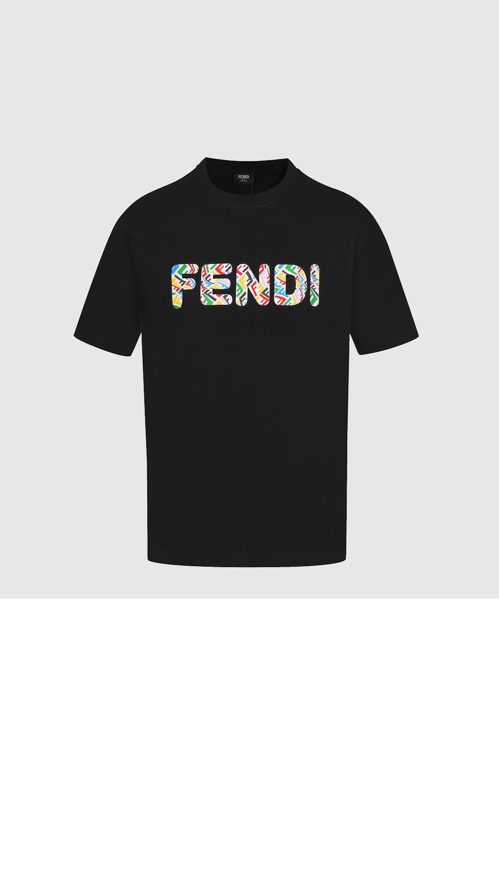 펜디 로고 프린트 반팔