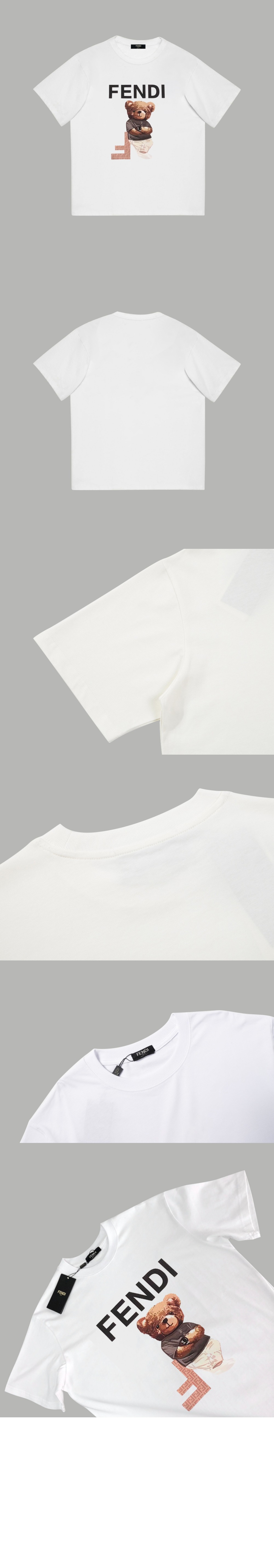 펜디 플라워 코튼 톱