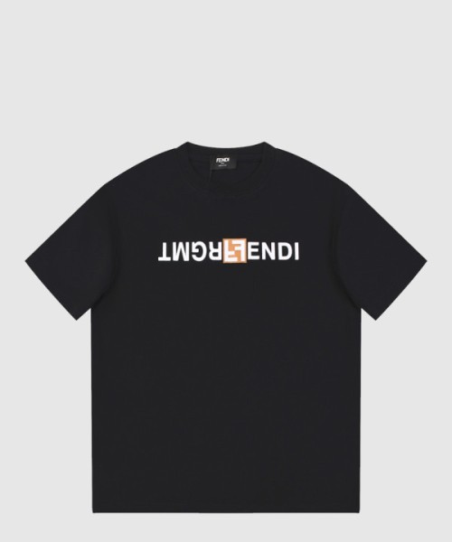 펜디 로고 프린트 반팔