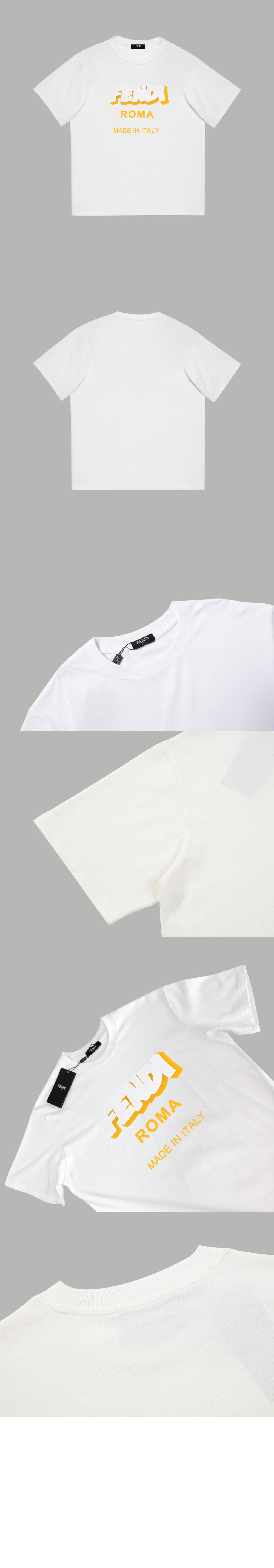 펜디 로고 프린트 반팔