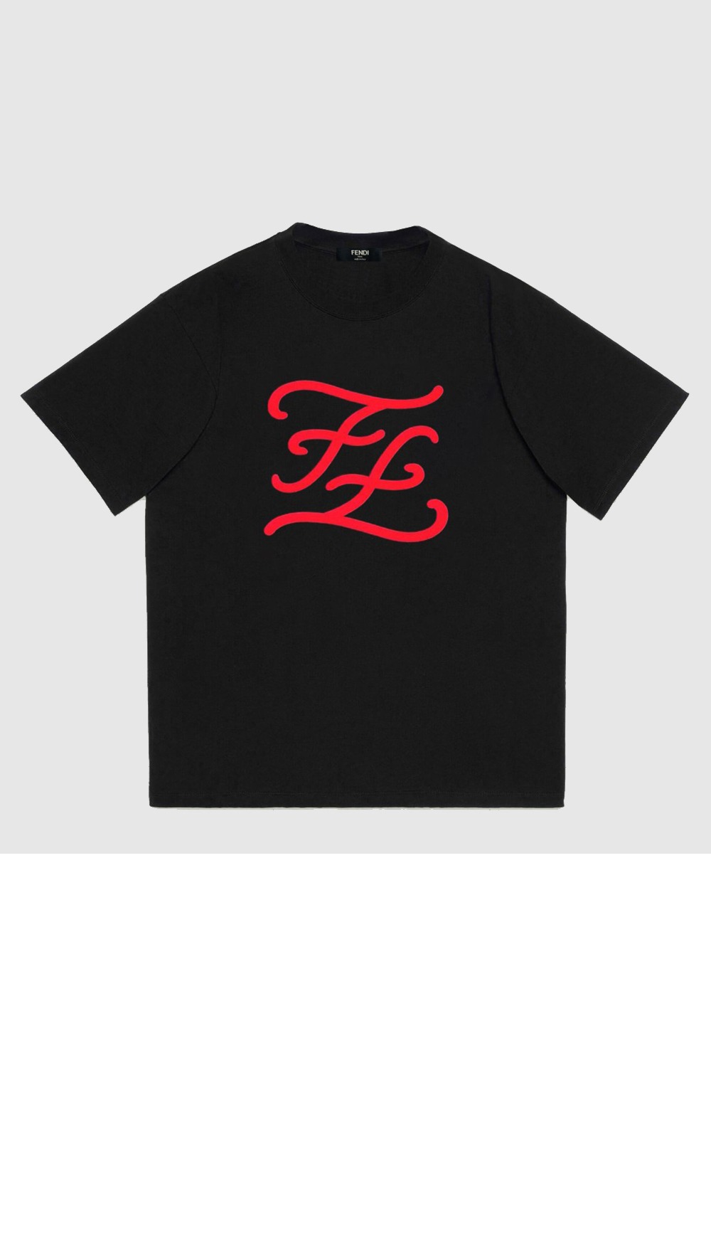 펜디 로고 프린트 반팔