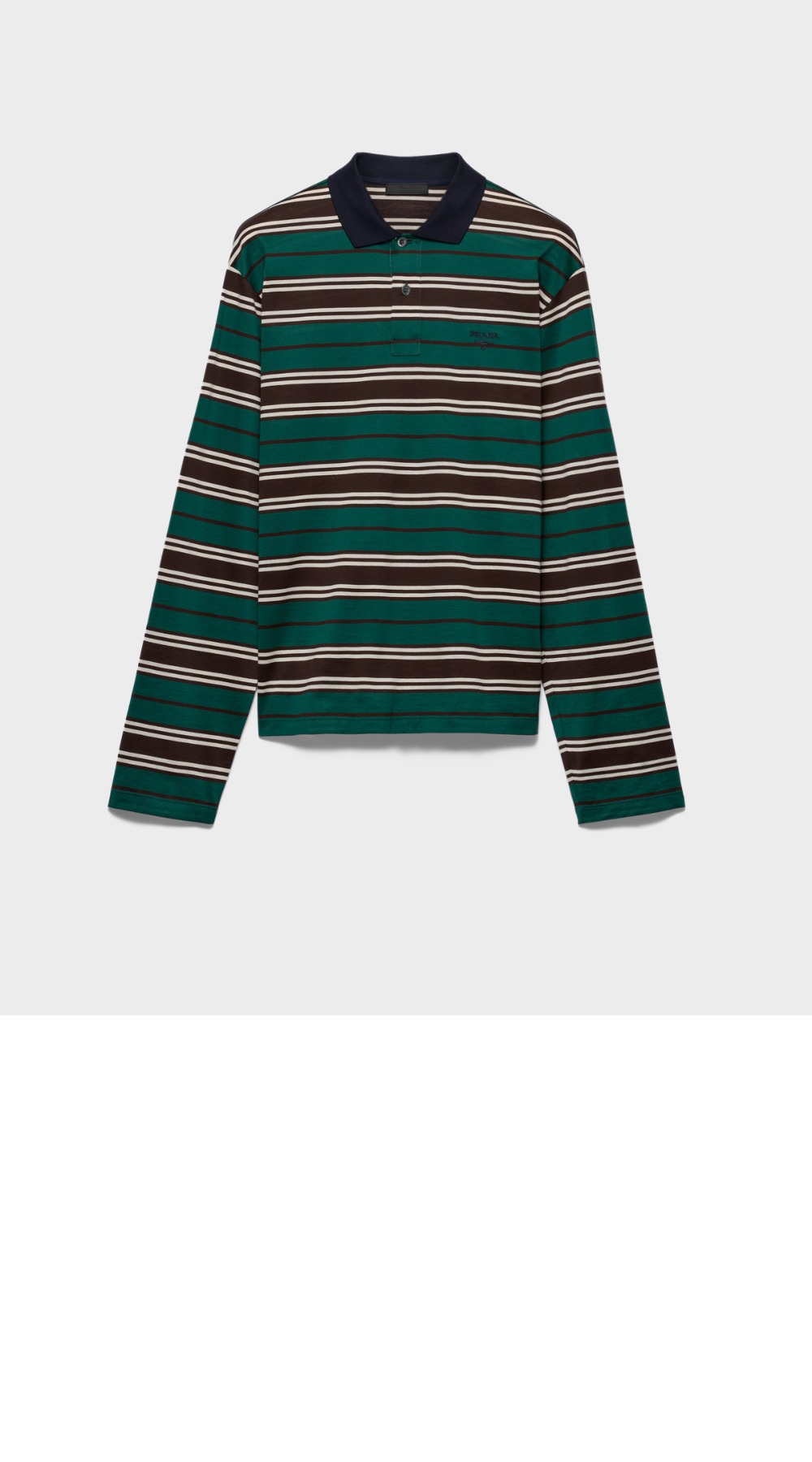 프라다 코튼 폴로 셔츠