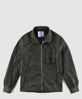 프라다 로고 집업 자켓