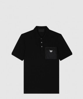 프라다 로고 프린트 반팔