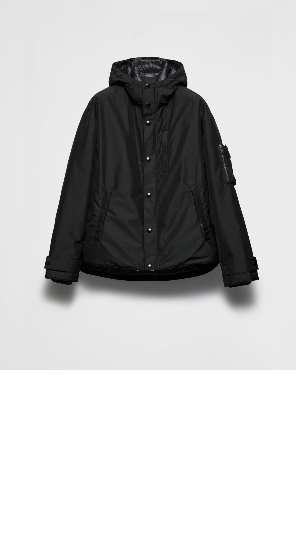 프라다 로고 프린트 재킷