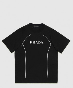 프라다 로고 프린트 반팔
