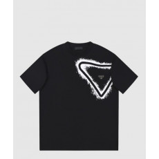 프라다 로고 폴로 셔츠