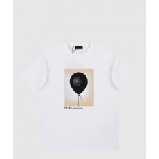 프라다 플라워 코튼 톱