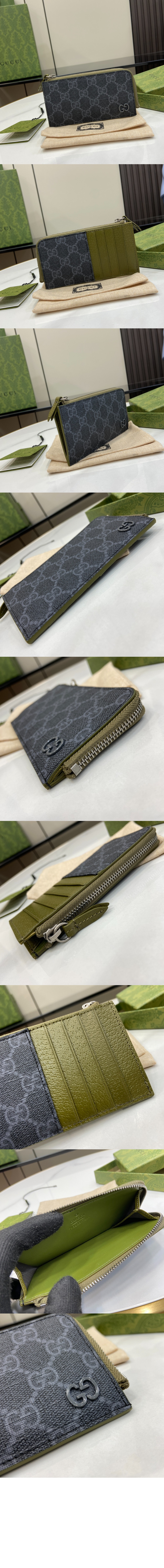 구찌 GG 디테일 GG 지퍼 카드 케이스 795233