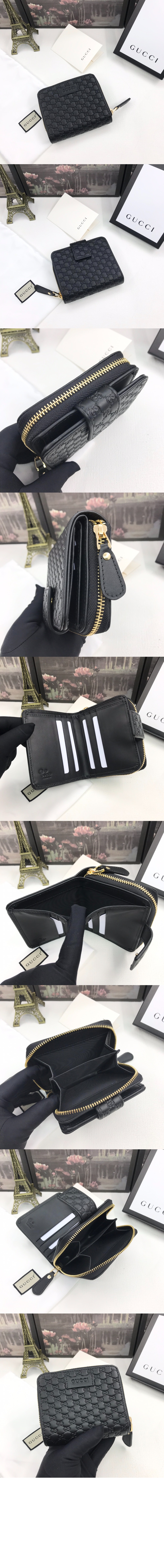 구찌 마이크로시마 반지갑 449395