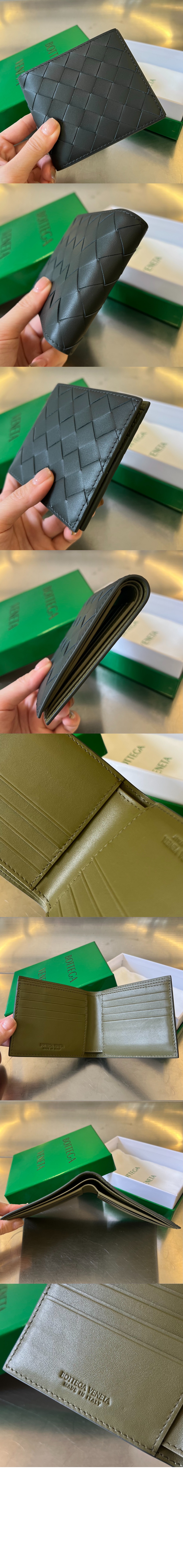 보테가베네타 인트레치아토 폴더형 지갑 605721