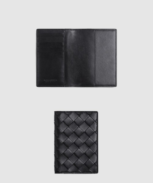 보테가베네타 인트레치아토 플랩 카드 케이스 607482