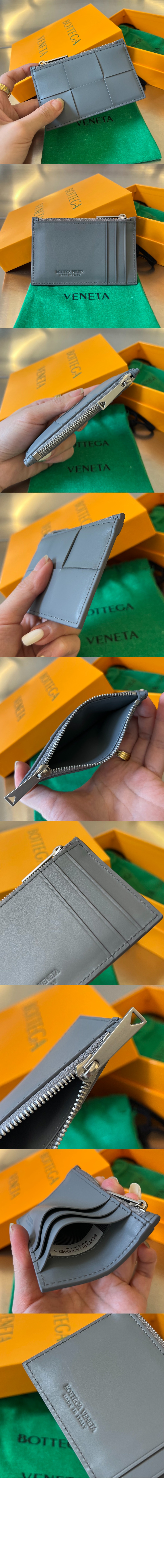 보테가베네타 지퍼 카드지갑 679843