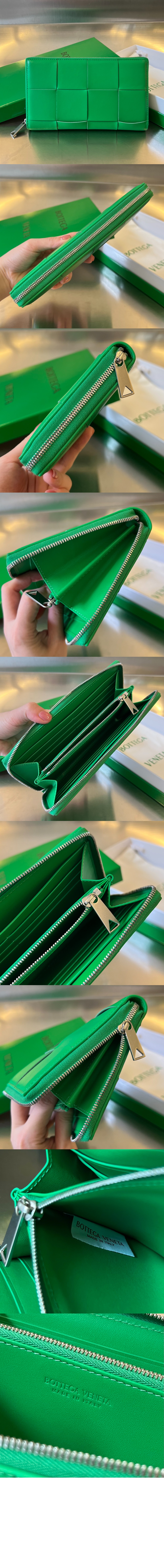 보테가베네타 인트레치아토 지퍼월렛 649607