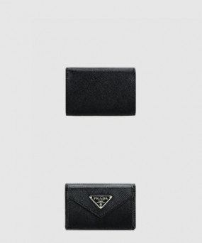 프라다 사피아노 로고 반지갑 1MH021
