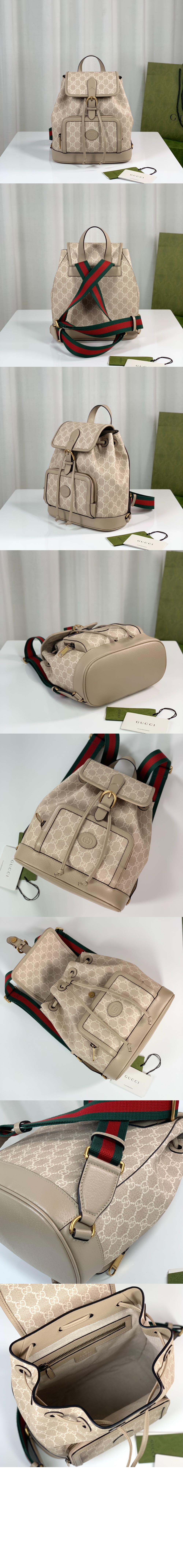 구찌 인터로킹 G 백팩 674147