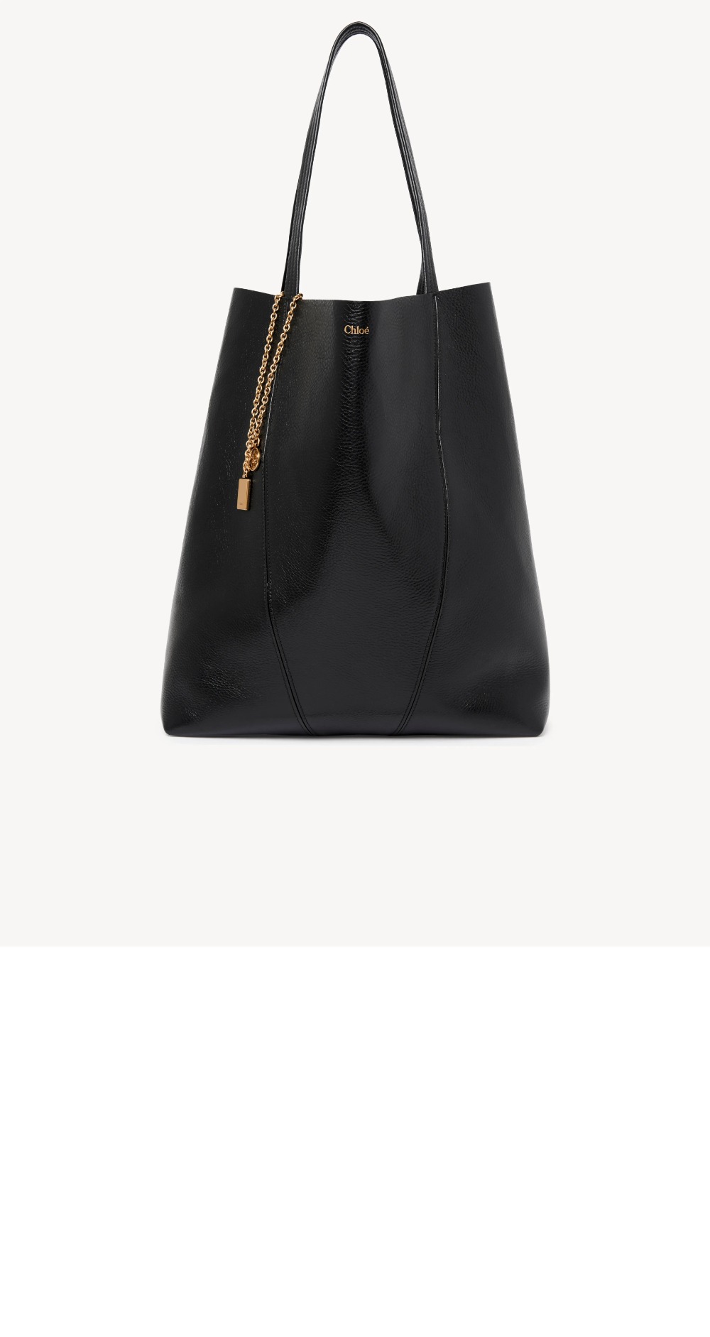 끌로에 그레인드 가죽 라지 Chloé Spin 토트백 SS810