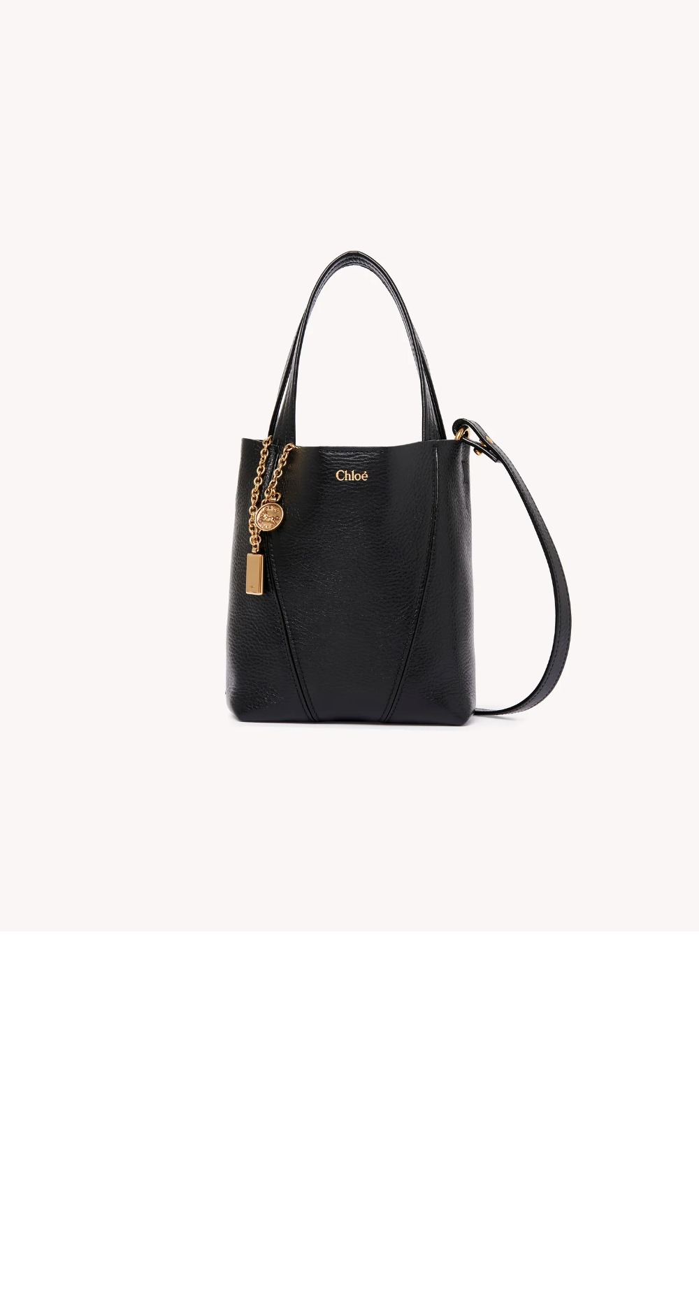 끌로에 그레인드 가죽 스몰 Chloé Spin 토트백 SS812