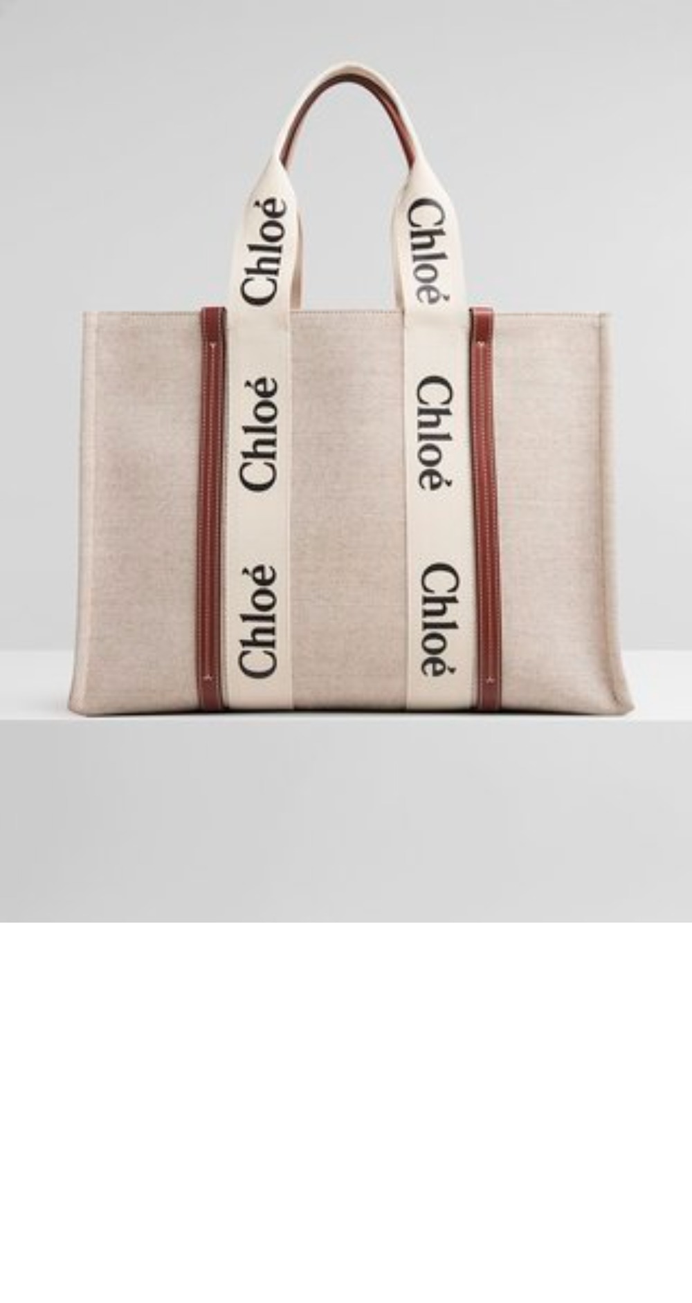 끌로에 우디 토트백 라지 US382