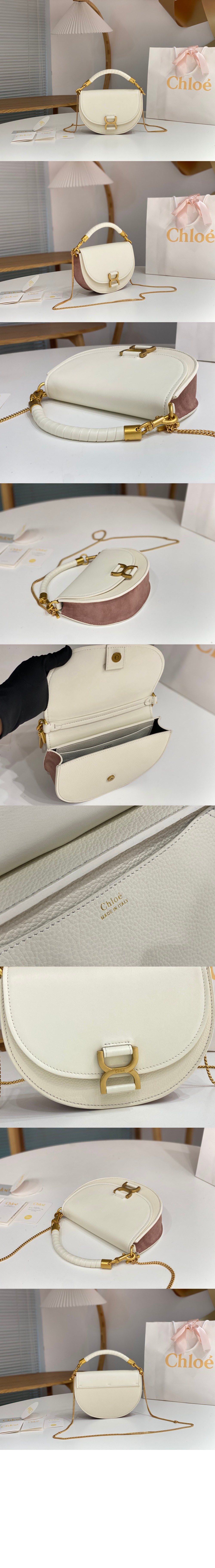 끌로에 마르시 체인 플랩백 AS604