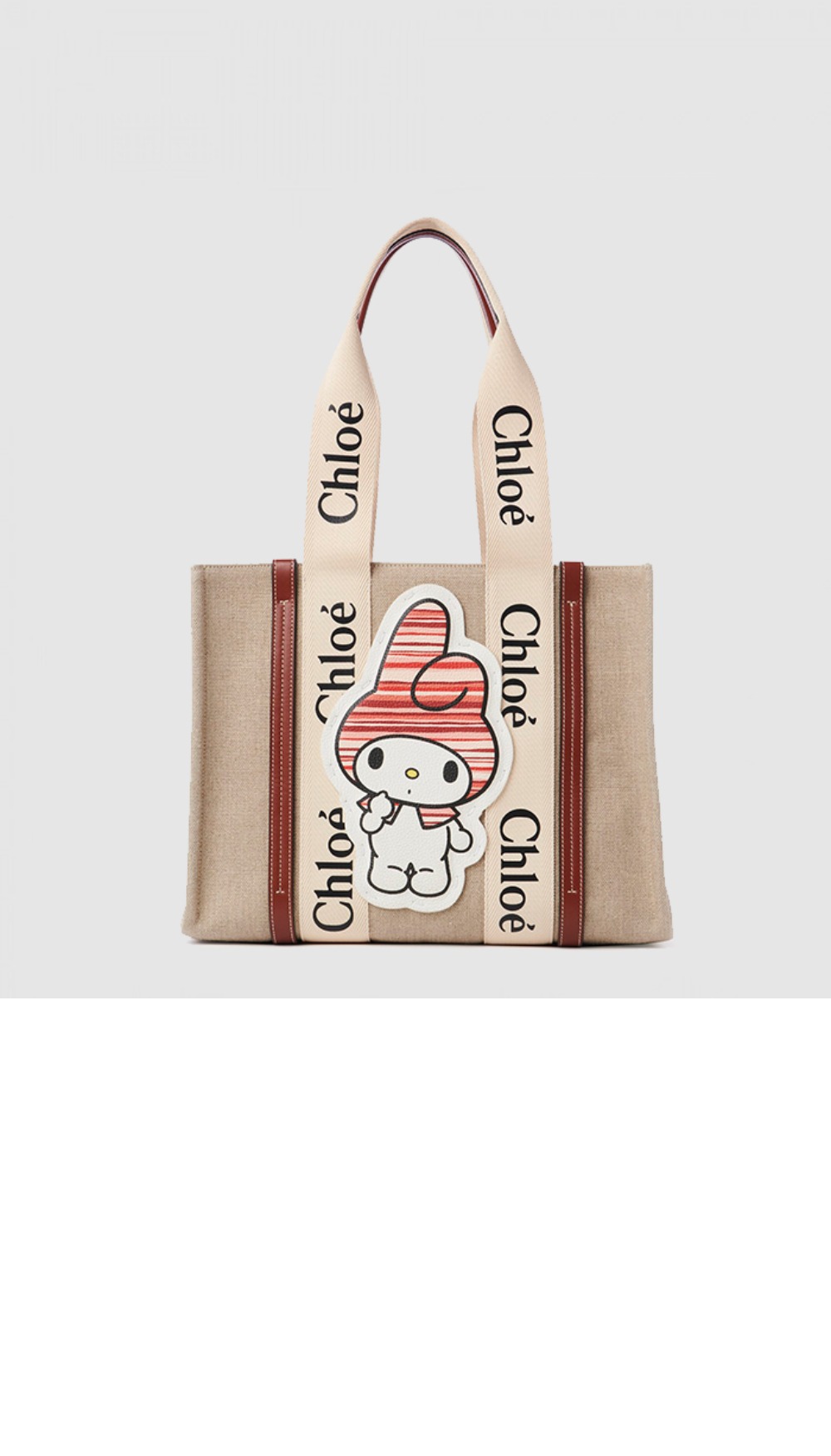 끌로에 우디 토트백 미듐 SS383