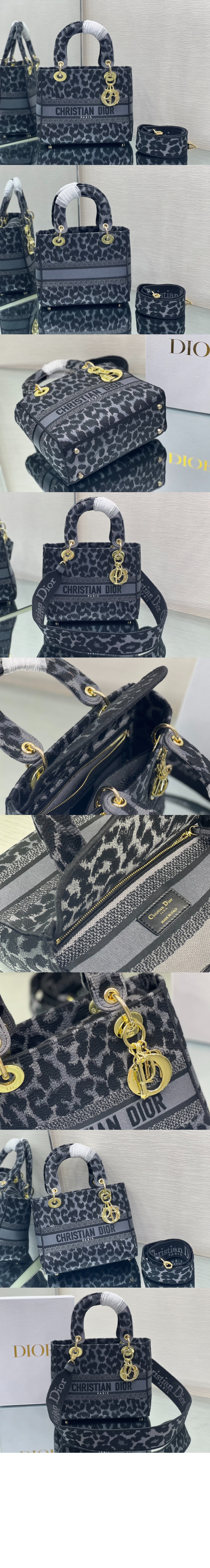 디올 레이디백 디라이트 미듐 M0565