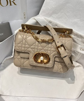 디올 졸리 미니 탑 까나쥬 토트백