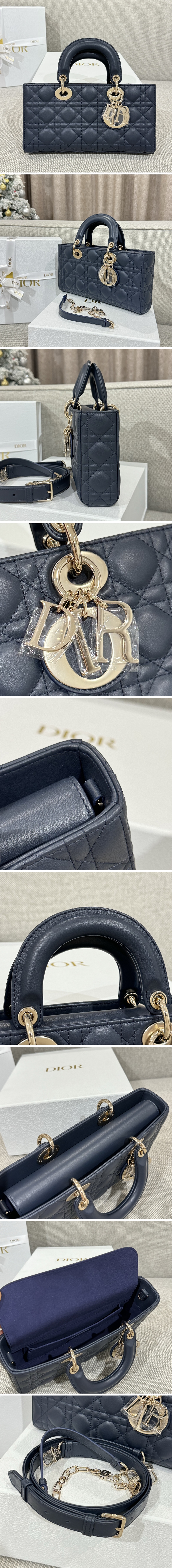 디올 레이디 디조이 미디움 백