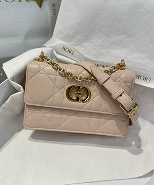 디올 카로 램 마크로캔 미니 레더