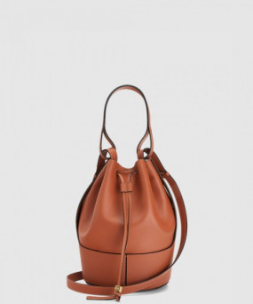 로에베 벌룬백 레더 미듐