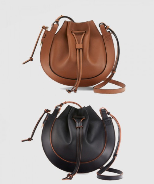 로에베 홀스슈 숄더백 카프스킨