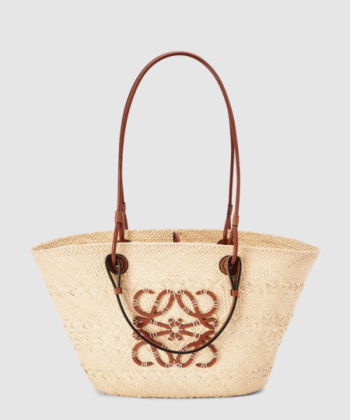 로에베 애너그램 바스켓 백 - 이라카 팜 & 카프스킨